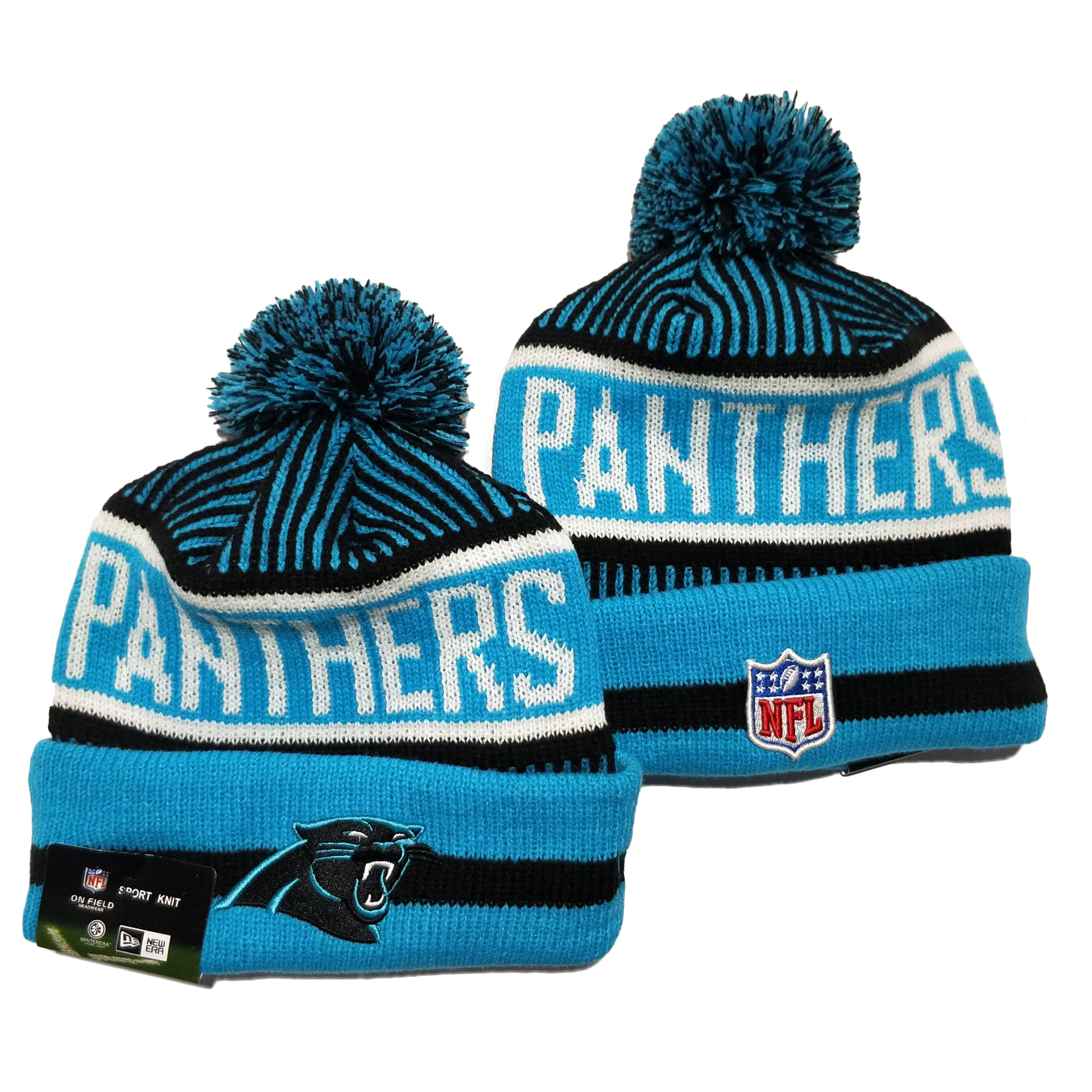 Carolina Panthers Knit Hats 062